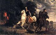 Artur Grottger The Escape of Henry of Valois from Poland. oil on canvas